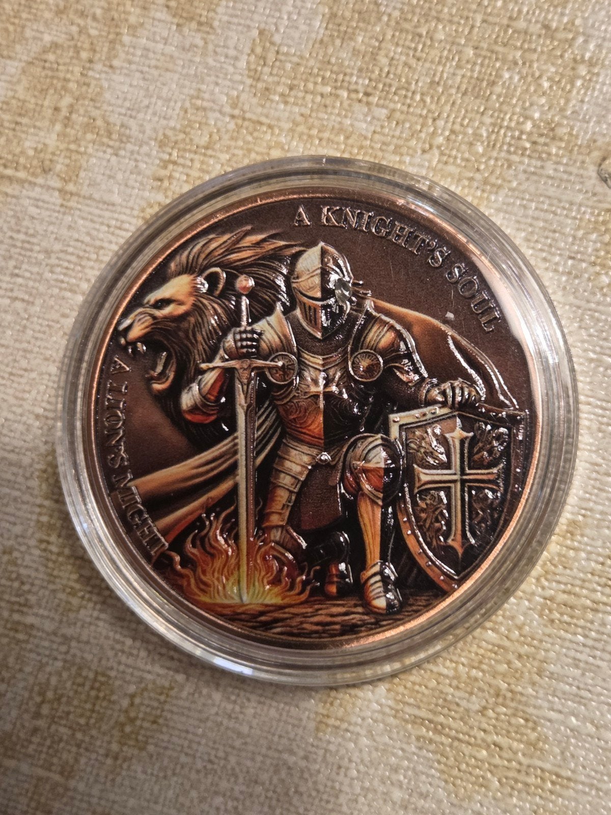 Ridder Munt 'A Knight's Soul' - Verzamelaarsitem, Ophalen of Verzenden