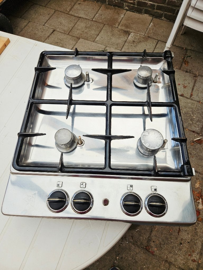 Gas kookplaat, Ophalen, Zilver, Overige materialen, Overige merken