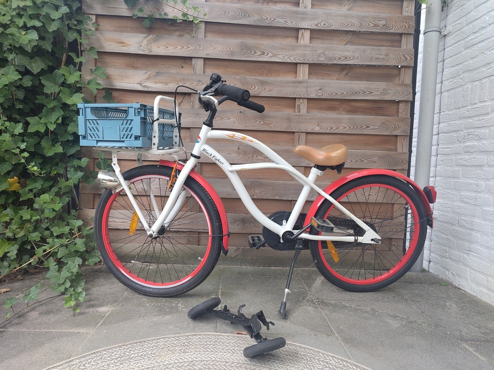 Popal Black Fighter 22 inch jongensfiets, Fietsen en Brommers, Fietsen | Jongens, Ophalen, Gebruikt, 22 inch, Overige merken
