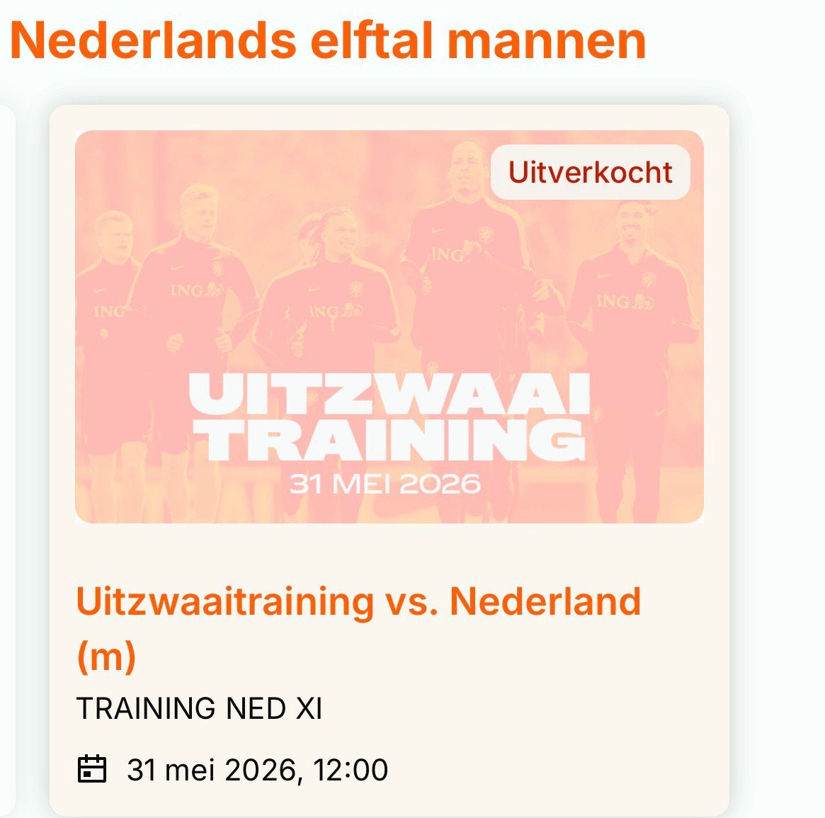 Uitzwaai tickets oranje GEZOCHT! 50€stuk!, Seizoenskaart, Twee personen