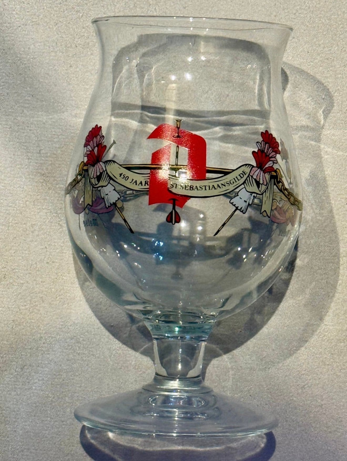 Duvel - '450 jaar St. Sebastiaansgilde' (2022), Verzamelen, Biermerken, Ophalen of Verzenden, Nieuw, Glas of Glazen, Duvel