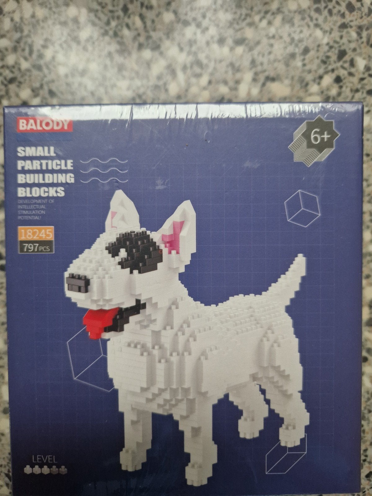 Balody Bouwstenen Hond - Bull Terrier (797 stuks), Kinderen en Baby's, Speelgoed | Bouwstenen, Ophalen of Verzenden, Nieuw, Overige merken