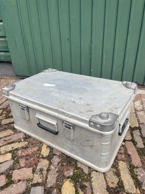 Zarges aluminium kist, Verzamelen, Militaria | Algemeen, Ophalen, Landmacht, Nederland, Kist of Geocache