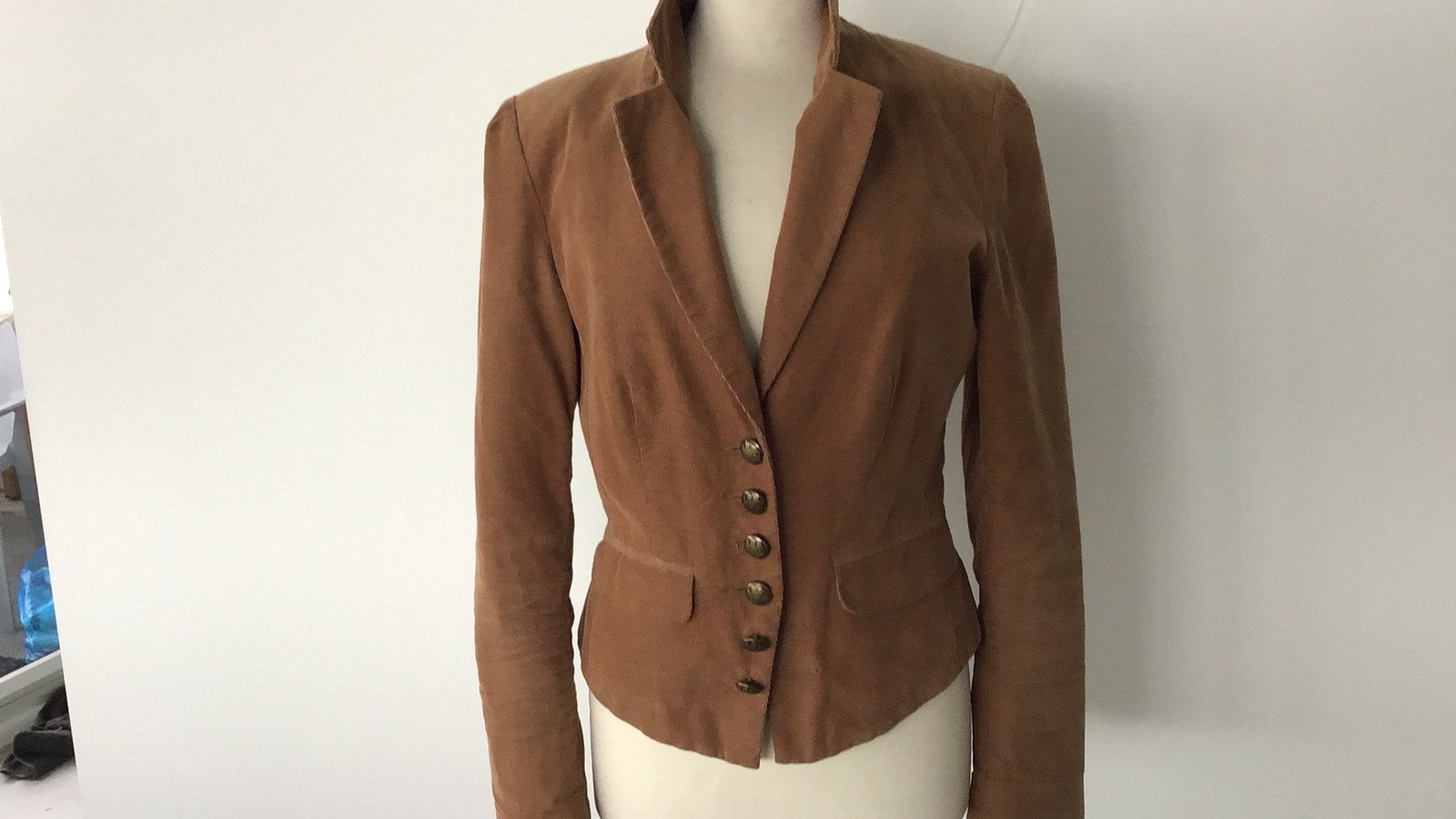 rib fluweel jasje van bandolera maat 38 in camel bruin, Kleding | Dames, Maat 38/40 (M), Bruin, Nieuw, Ophalen of Verzenden