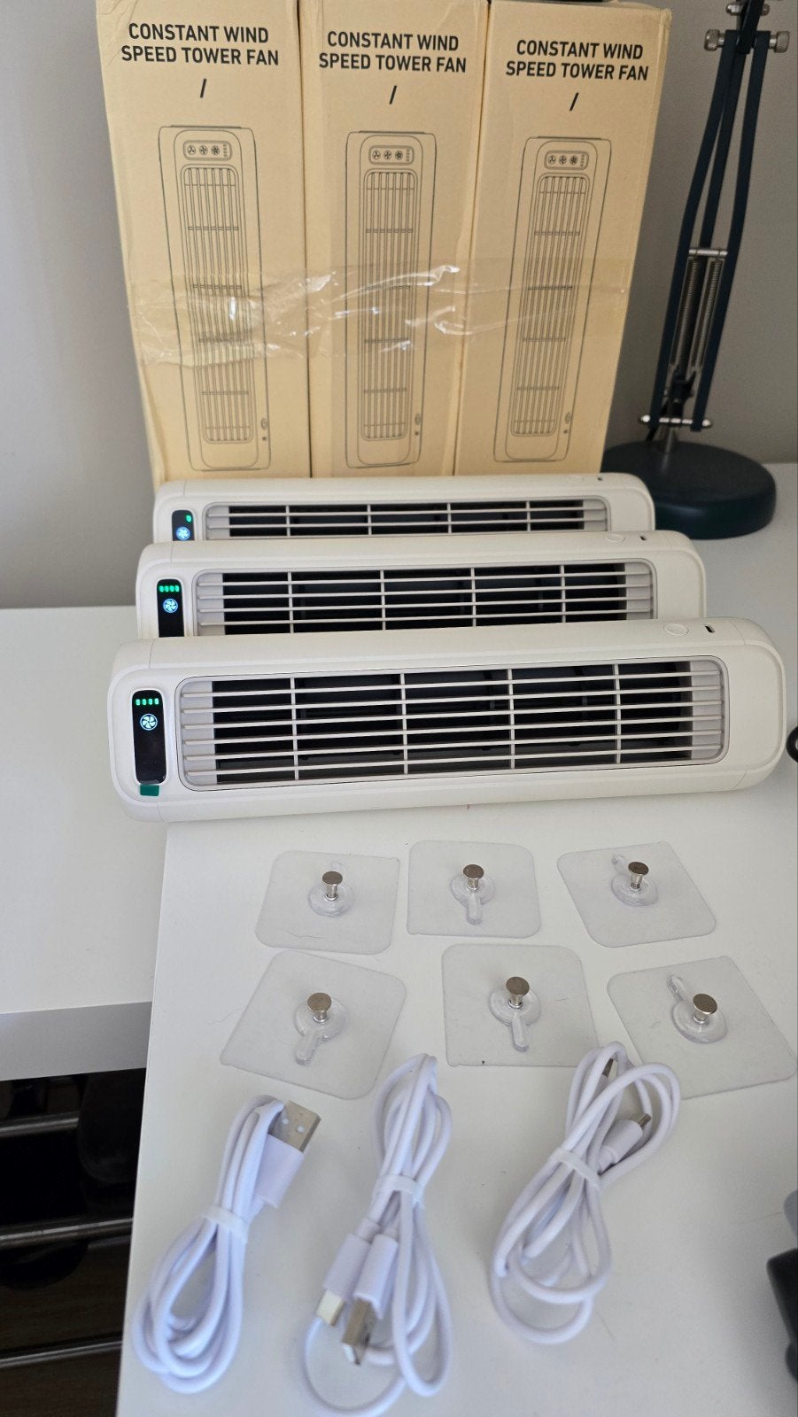 3x Qinux BrizaAC Aircoolers - Compact en Draagbaar, Minder dan 60 m³, Nieuw, 3 snelheden of meer, Ophalen of Verzenden