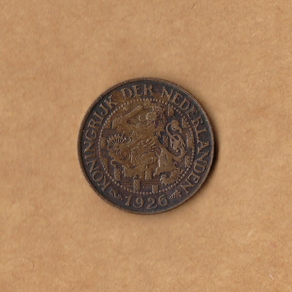 1 cent 1926 Wilhelmina, Ophalen of Verzenden, Koningin Wilhelmina, 1 cent, Losse munt
