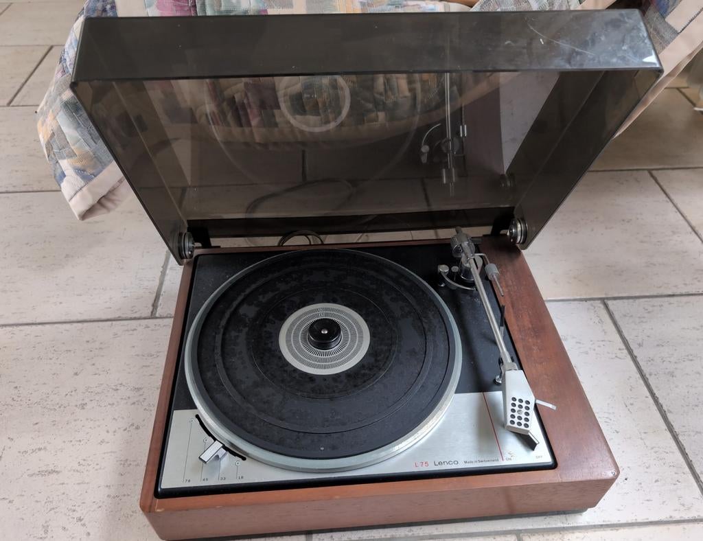 Lenco 75 Platenspeler uit 1975 - Origineel en Werkend, Ophalen of Verzenden, Gebruikt, Platenspeler, Overige merken