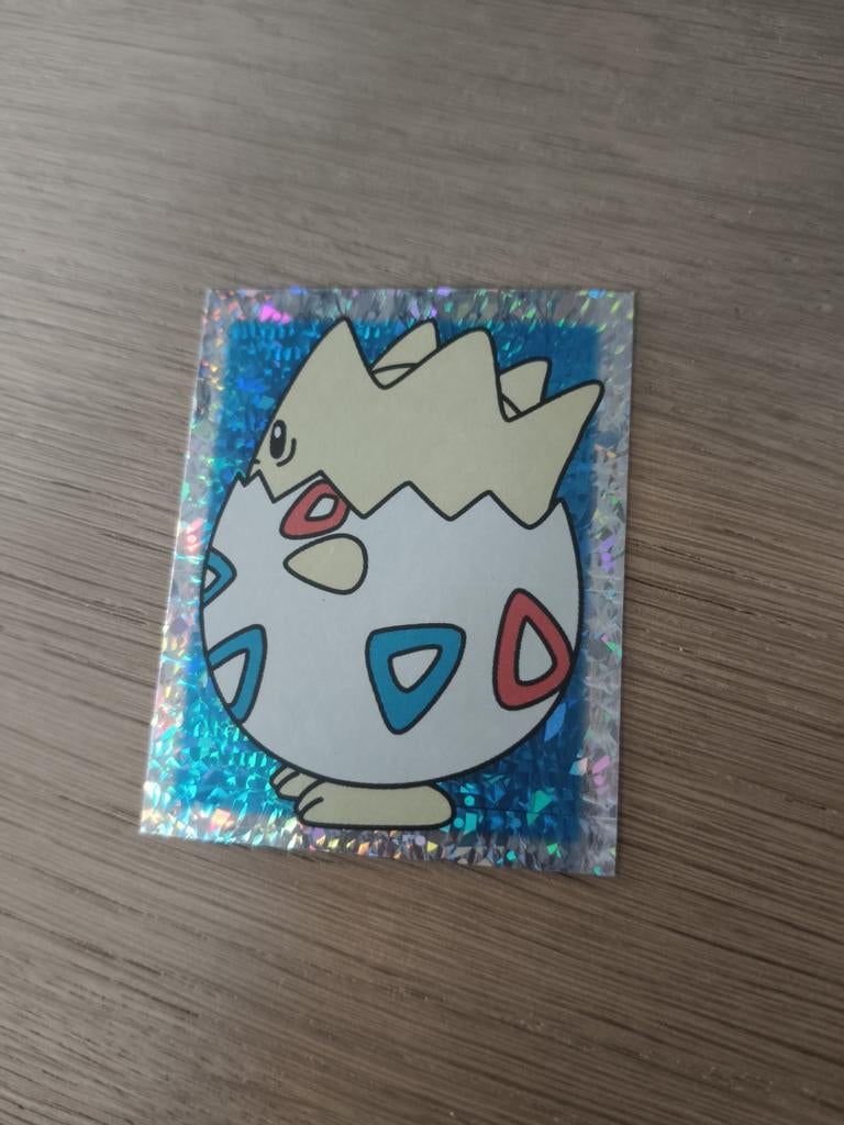 Pokémon Togepi Holographic Sticker - Merlin Collections, Hobby en Vrije tijd, Stickers en Plaatjes, Zo goed als nieuw, Sticker