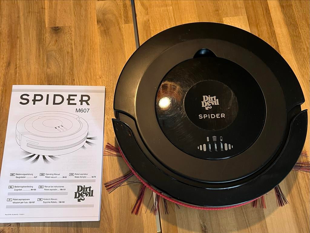 Dirt Devil Spider M607 Robotstofzuiger, Ophalen, Overige merken, Gebruikt, Robotstofzuiger