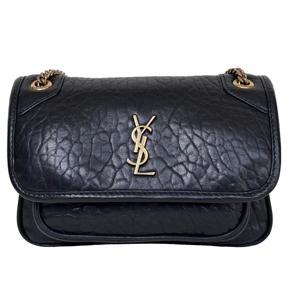 Saint Laurent YSL niki mini nikki crossbody tas yves zwart, Verzenden, Zo goed als nieuw, Zwart, Handtas