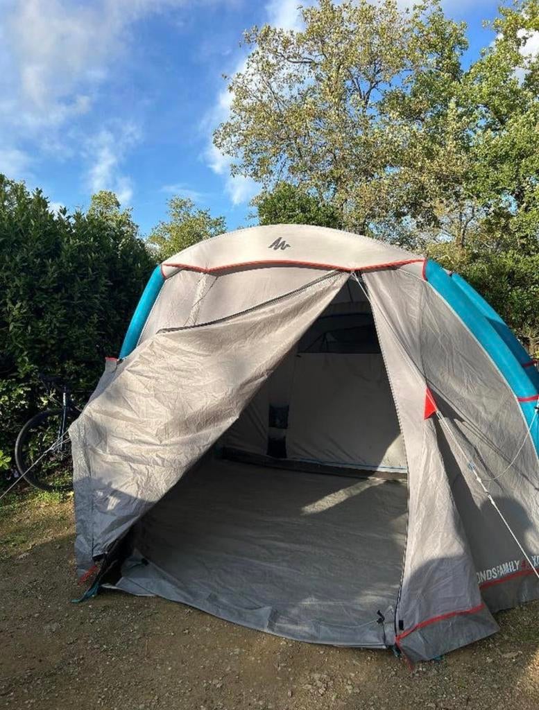 Quechua Airseconds 4.1 opblaasbare tent, Ophalen, Zo goed als nieuw, Tot en met 4