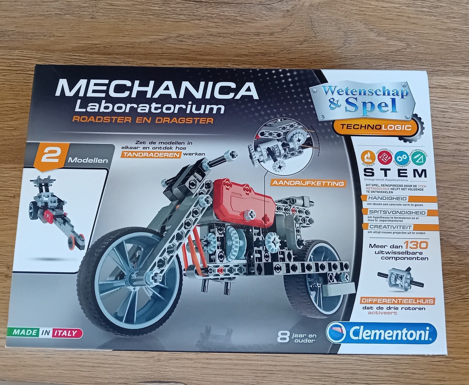 Clementoni Mechanica  Roadster & Dragster Bouwset, Kinderen en Baby's, Speelgoed | Educatief en Creatief, Ophalen of Verzenden