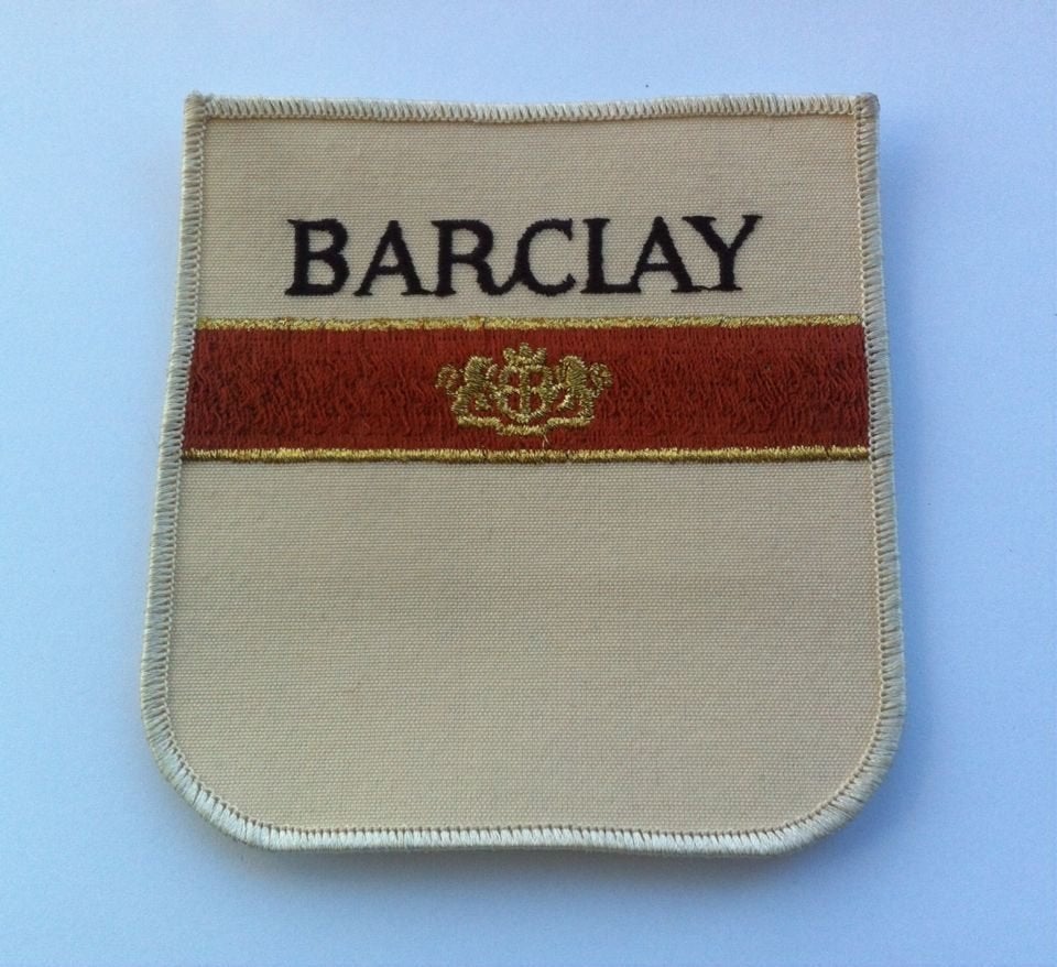 barclay patch Jack Middelburg badge opnaai embleem 11x11, Ophalen of Verzenden, Nieuw, Formule 1