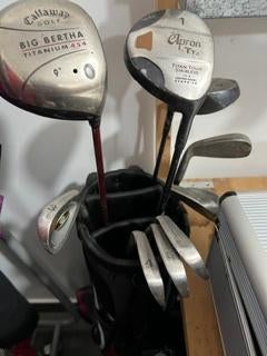 golftrolley en stokken, Ophalen, Gebruikt, Overige typen, Overige merken