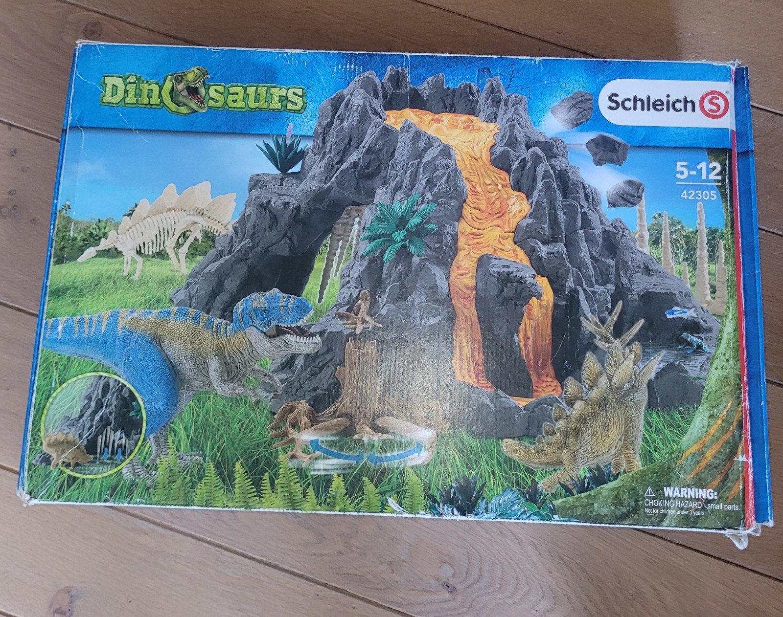 Schleigh dino vulkaan 42305, Ophalen, Zo goed als nieuw