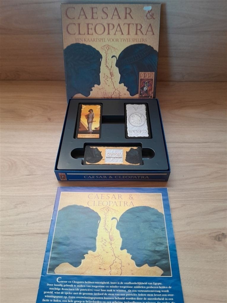 Caesar en Cleopatra - 999 games kaartspel - s3785, Verzenden, Zo goed als nieuw