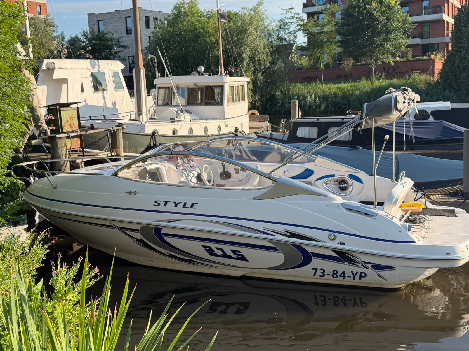 Fibrafort 215 Style cuddy cabin uit 2007 mercruiser 4.3 mpi, Benzine, Overige merken, Gebruikt, Afdekzeil