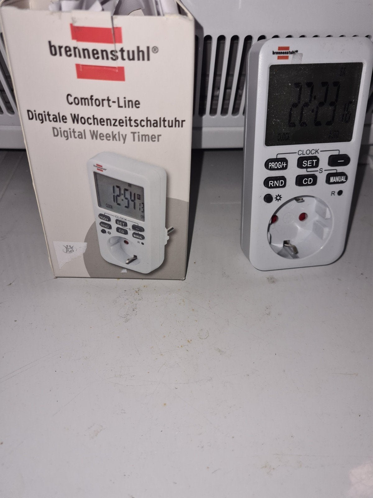 Brennenstuhl digitale weektijdschakelaar Comfort-Line, Ophalen of Verzenden, Zo goed als nieuw, Brennenstuhl, Schakelaar
