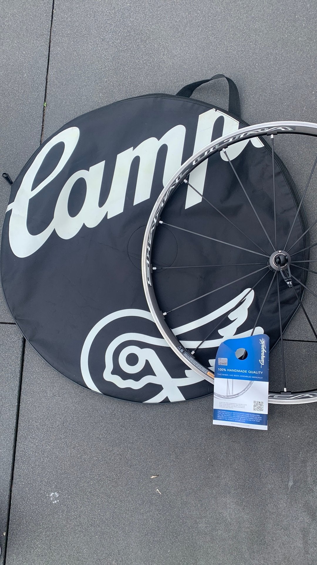 Campagnolo Shamal C17 voorwiel Zo goed als nieuw, Wiel, Ophalen of Verzenden, Zo goed als nieuw, Aluminium