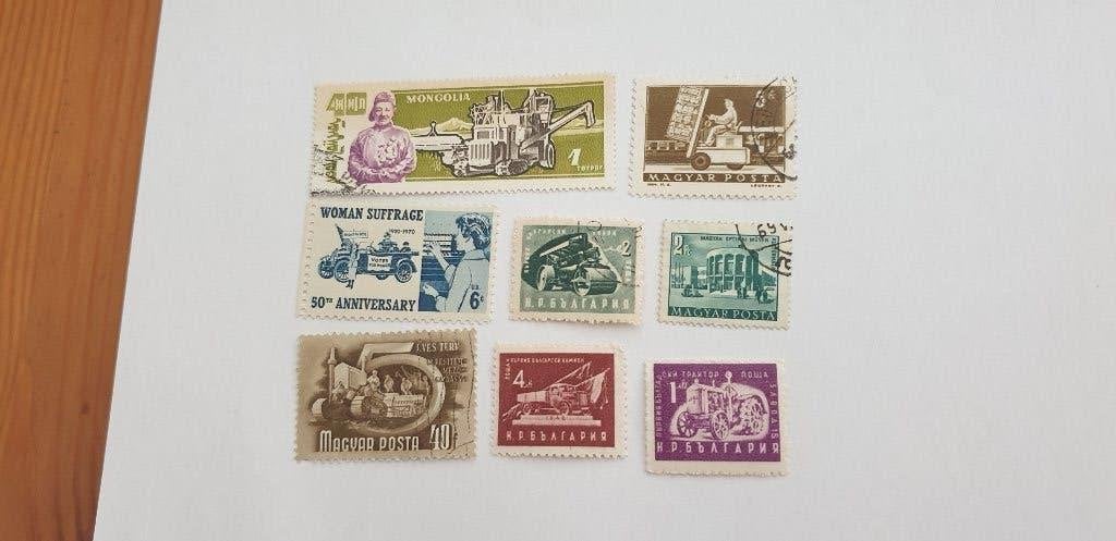6345 werktransportzegels, Verzenden