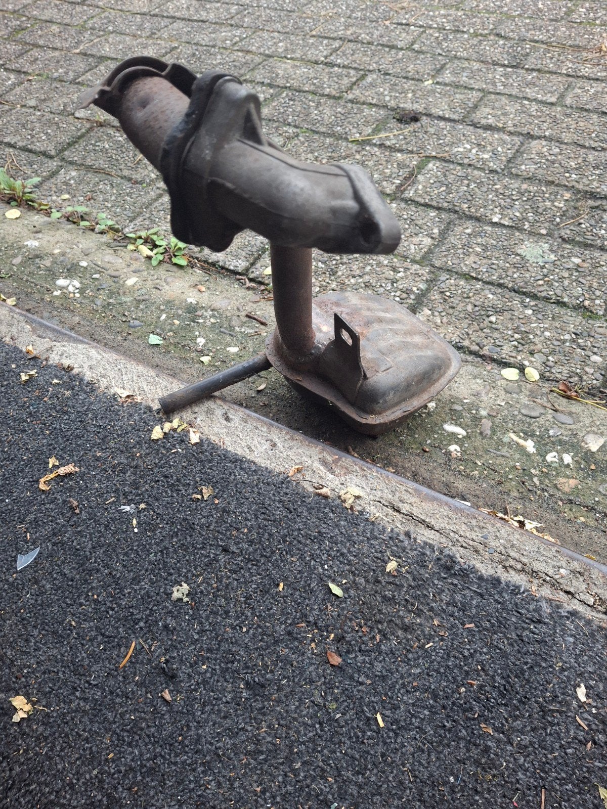 originele uitlaat vespa v50., Ophalen, Gebruikt, Uitlaat