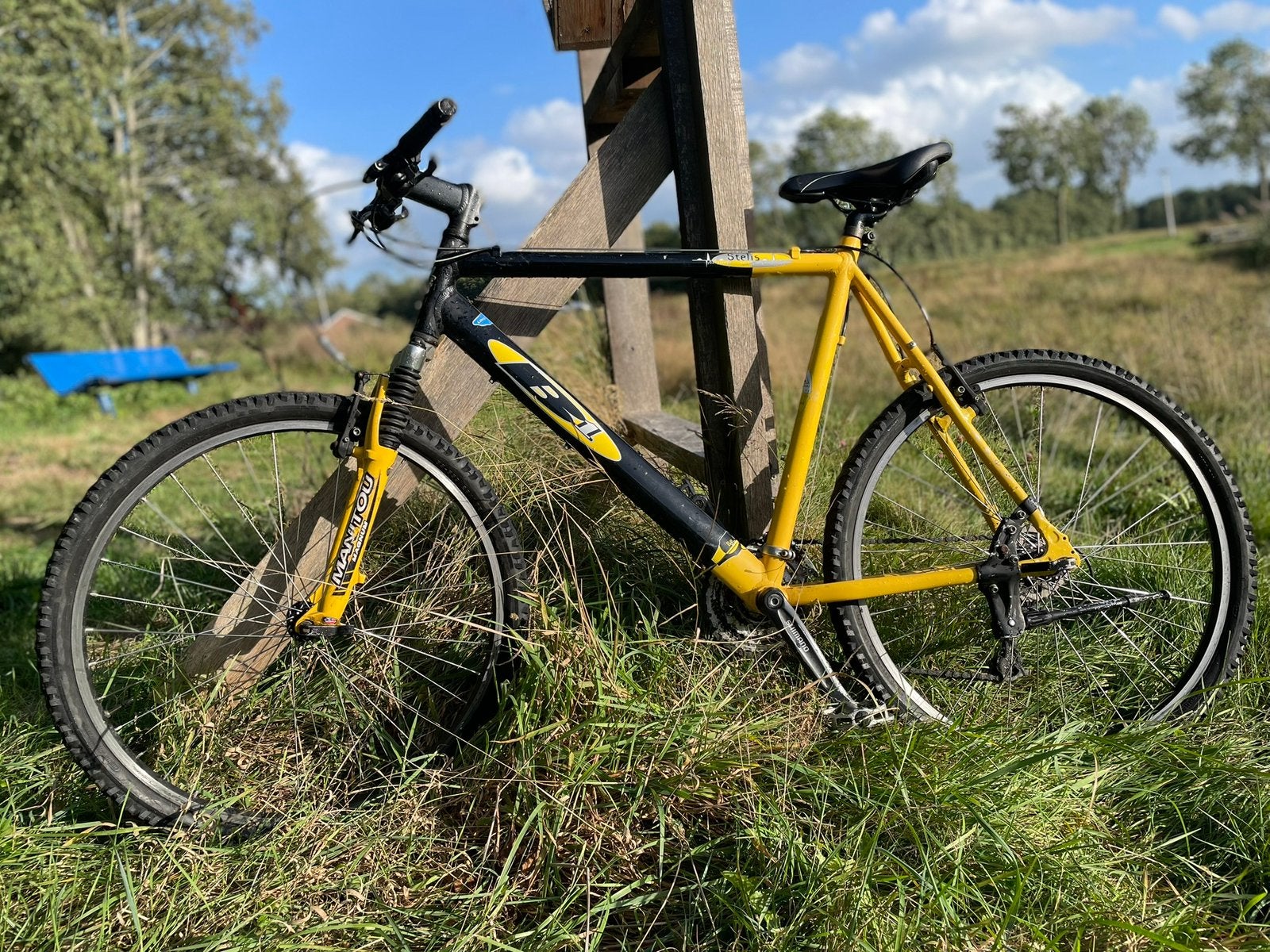 B1 mountainbike 26 inch banden 57cm framehoogte, Fietsen en Brommers, Fietsen | Heren | Sportfietsen en Toerfietsen, Gebruikt