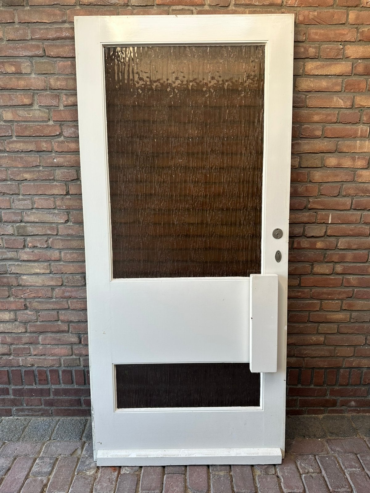 Gratis voordeur 203x93, Ophalen, Gebruikt, 80 tot 100 cm, Buitendeur