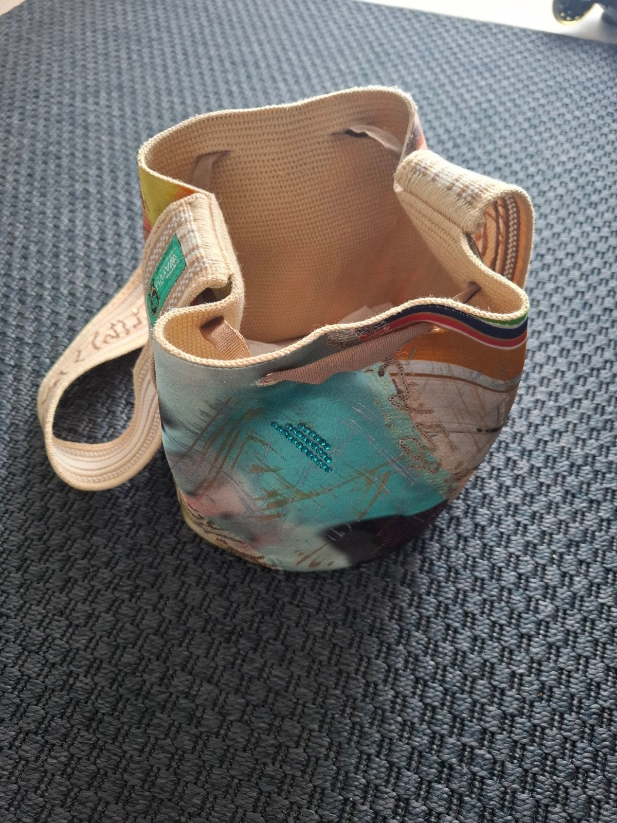 Silvia Tcherassi Wayuu Tasje met Swarovski Kristallen, Ophalen of Verzenden, Zo goed als nieuw, Overige kleuren, Schoudertasje
