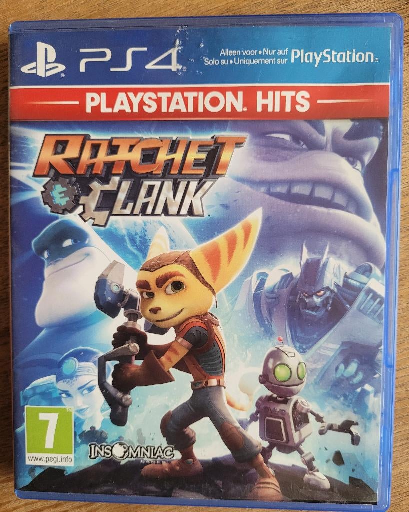 PS4 spel Ratchet & Clank, Avontuur en Actie, Gebruikt, 1 speler, Eén computer