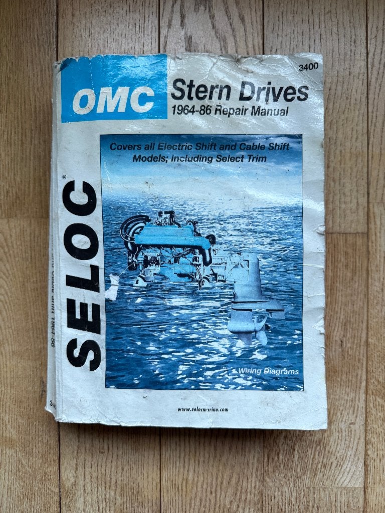 OMC Stern Drives 1964–1986 Reparatiehandleiding (SELOC), Ophalen of Verzenden, Gebruikt, Motor en Techniek