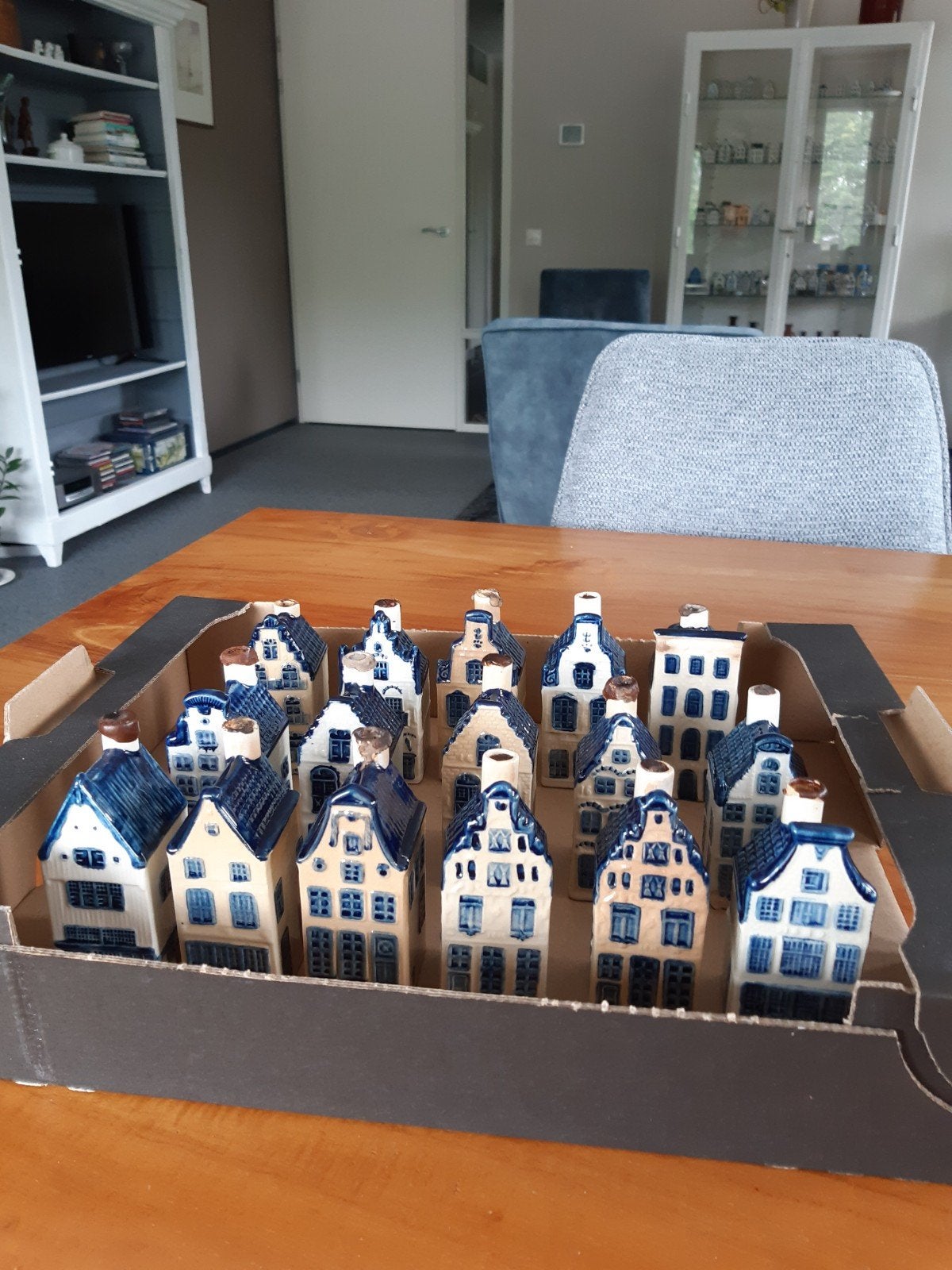 doos Rynbende huisjes 16 stuks uit jaren zestig, Ophalen of Verzenden, Gebruikt, 1 t/m 20