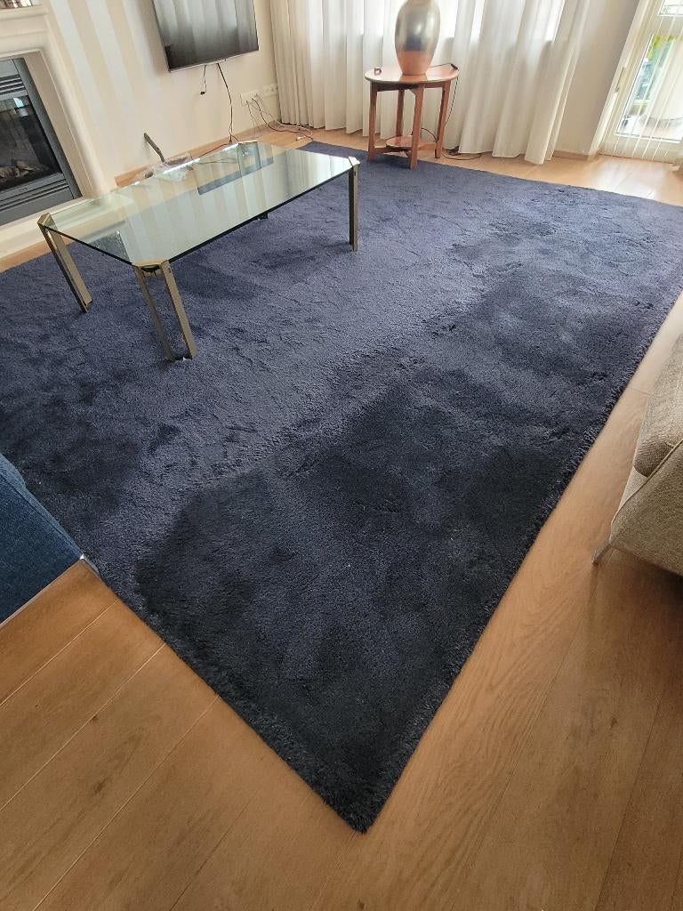 Vloerkleed Danskini - donkerblauw, Huis en Inrichting, Ophalen, Gebruikt, Blauw, 200 cm of meer
