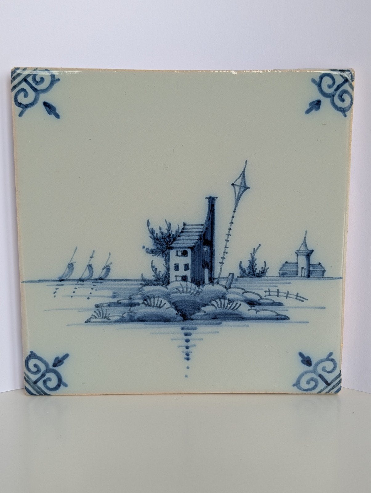 Koninklijke Tichelaar Makkum tegel 13x13 cm, Verzenden