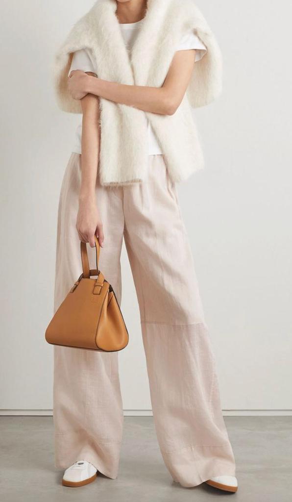 Joseph prachtige broek ramie voile kleur zacht blush 40/38, Joseph (trouser), Nieuw, Roze, Lang