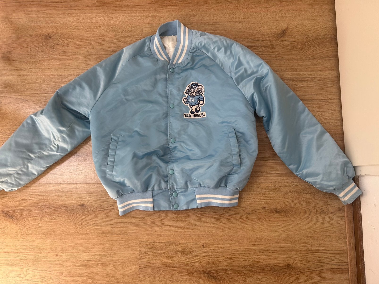 Tar Heels bomberjack maat m, Ophalen, Zo goed als nieuw, Maat 38/40 (M), Blauw