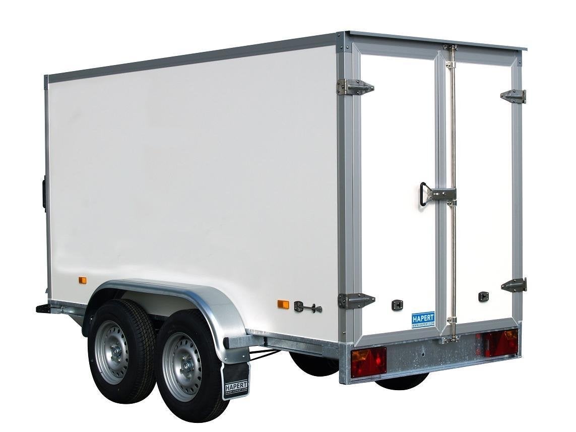 Hapert Sapphire L-2 Gesloten Aanhangwagen 300x130x150, 100 liter of meer, Ophalen, Gebruikt, Transportkar