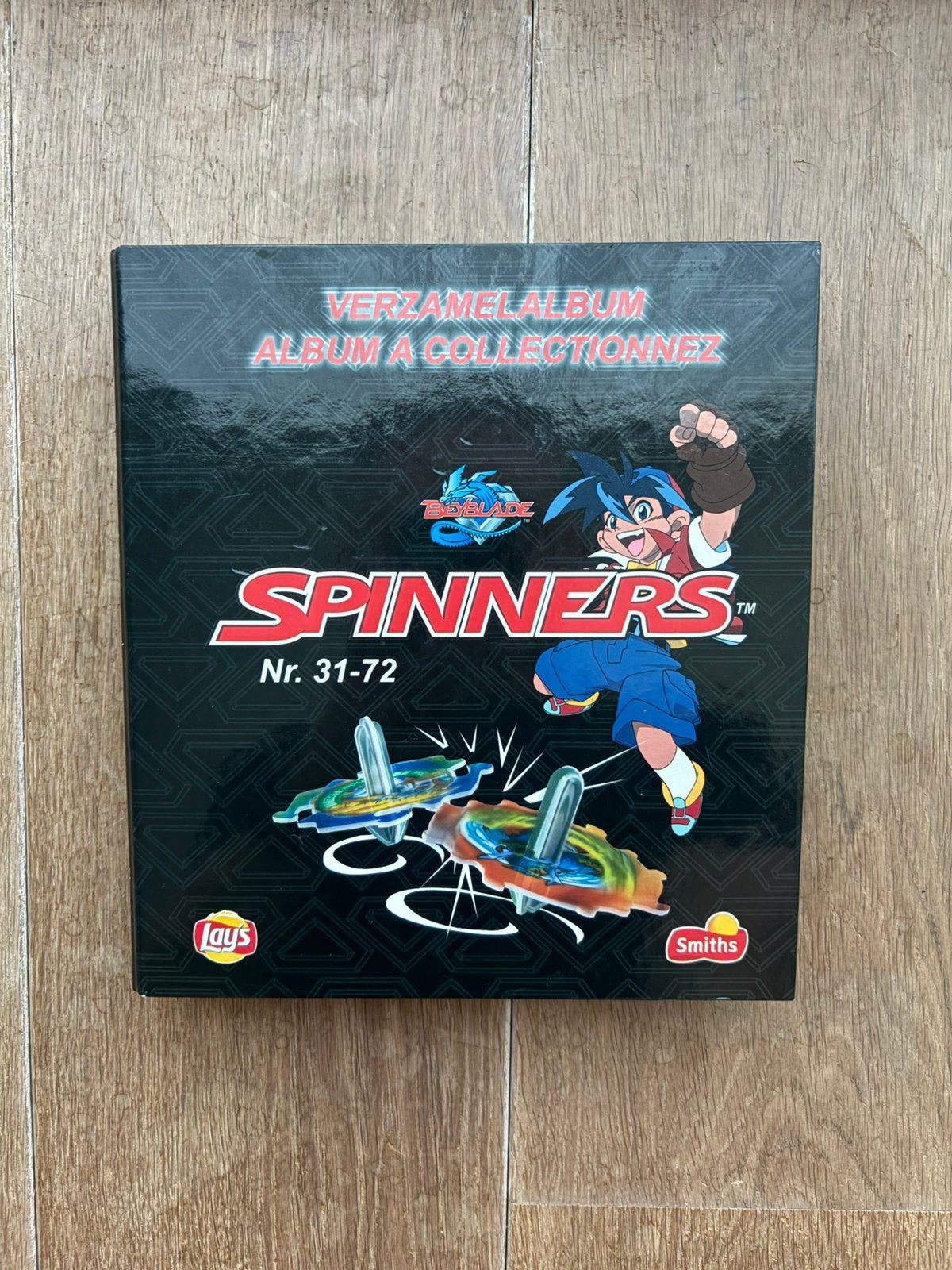 Beyblade Spinners verzamelalbum | Overcompleet, Ophalen of Verzenden, Verzameling, Met verzamelmap(pen)