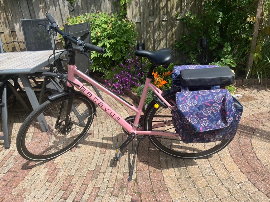 Batavus Zonar roze mat frame 53cm sportieve damesfiets, Ophalen, 53 tot 56 cm, Versnellingen, Batavus