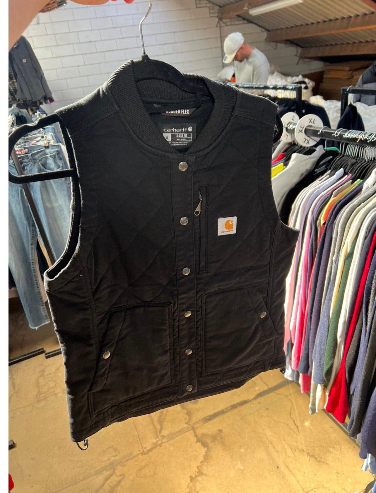 5x Carhartt Bodywarmer - Maat S - Zwart, Kleding | Heren, Bodywarmers, Zwart, Vintagie, Haulerwijk, Nieuw