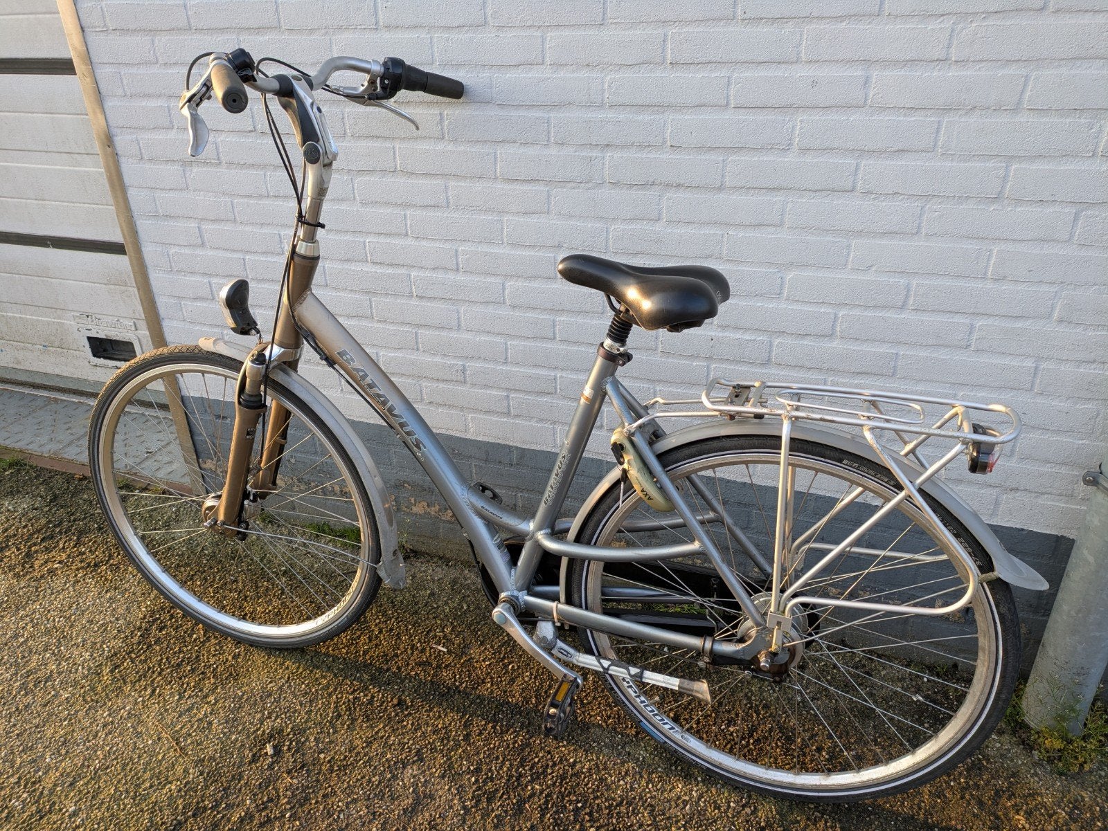Batavus damesfiets 53cm in goede staat, Fietsen en Brommers, Fietsen | Dames | Damesfietsen, Ophalen, Versnellingen, Batavus, Trommelrem