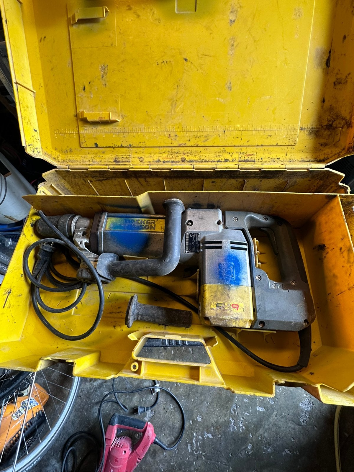 Wacker neuson sloophamer, Ophalen of Verzenden, Zo goed als nieuw, Boor- en/of Breekhamer