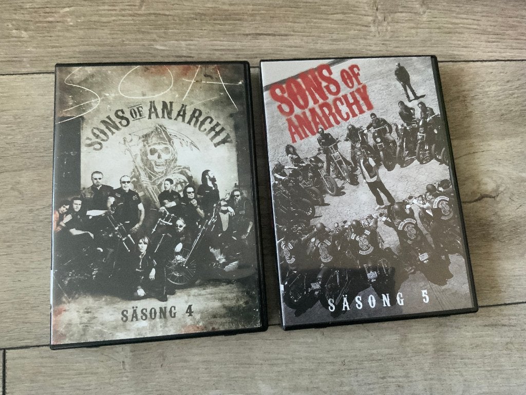DVD Boxen - Sons of anarchy Seizoen / Serie 4 & 5, Alle leeftijden, Ophalen of Verzenden, Zo goed als nieuw