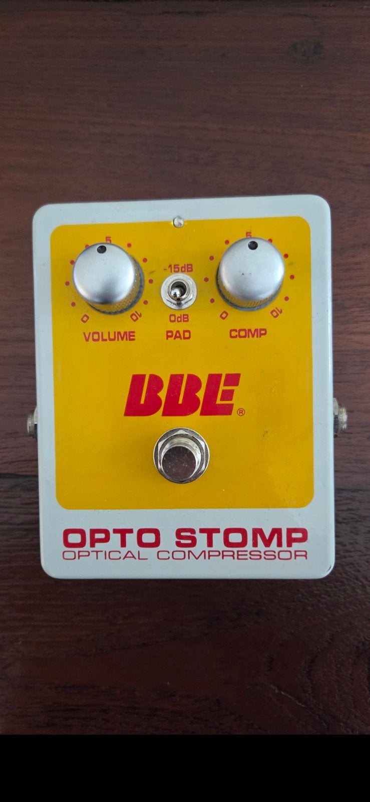 BBE Opto Stomp Optical Compressor basgitaar gitaar pedaal, Muziek en Instrumenten, Effecten, Ophalen of Verzenden, Gebruikt, Compressor