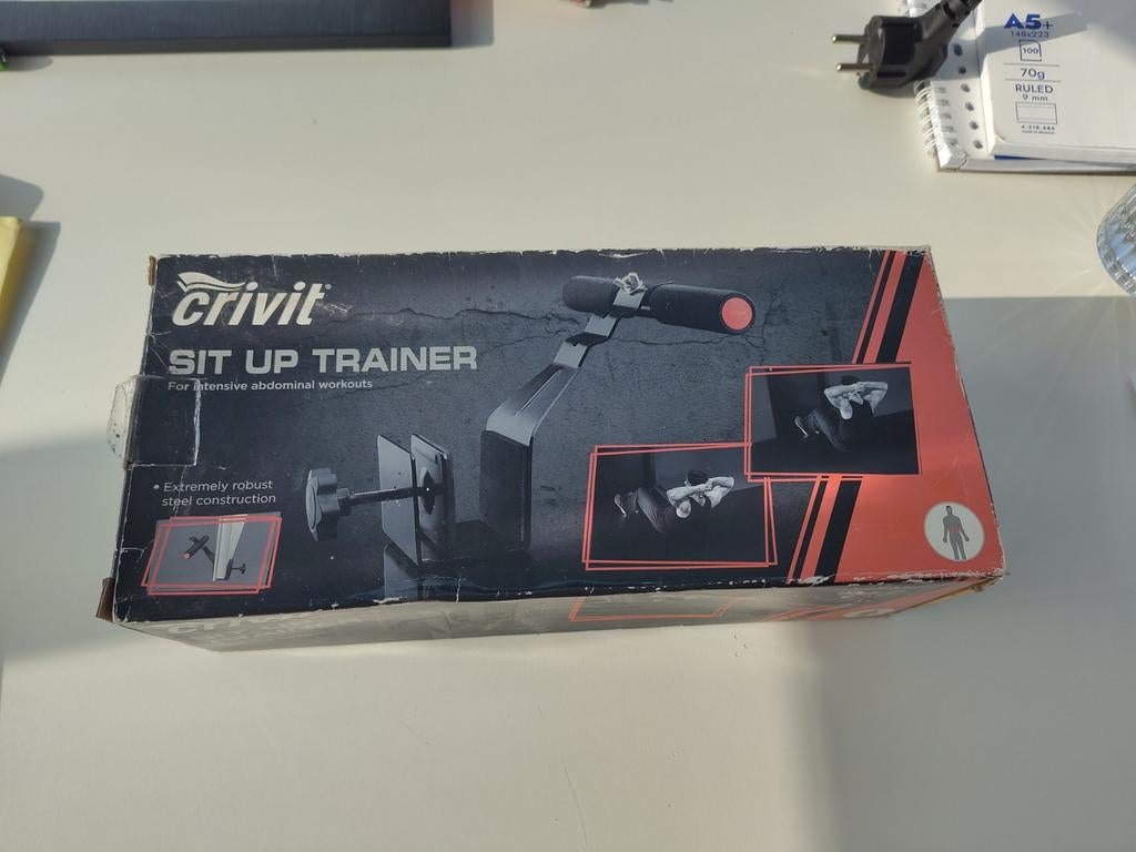 Crivit Sit Up Trainer - Nieuw in doos voor buikspiertraining, Ophalen of Verzenden, Nieuw, Buik, Overige typen