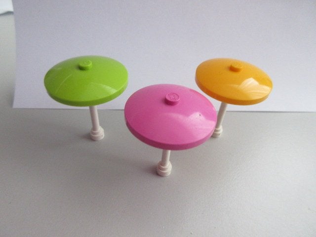 nr. 8755, 3 parasolletjes., Kinderen en Baby's, Speelgoed | Duplo en Lego, Ophalen of Verzenden, Zo goed als nieuw, Complete set