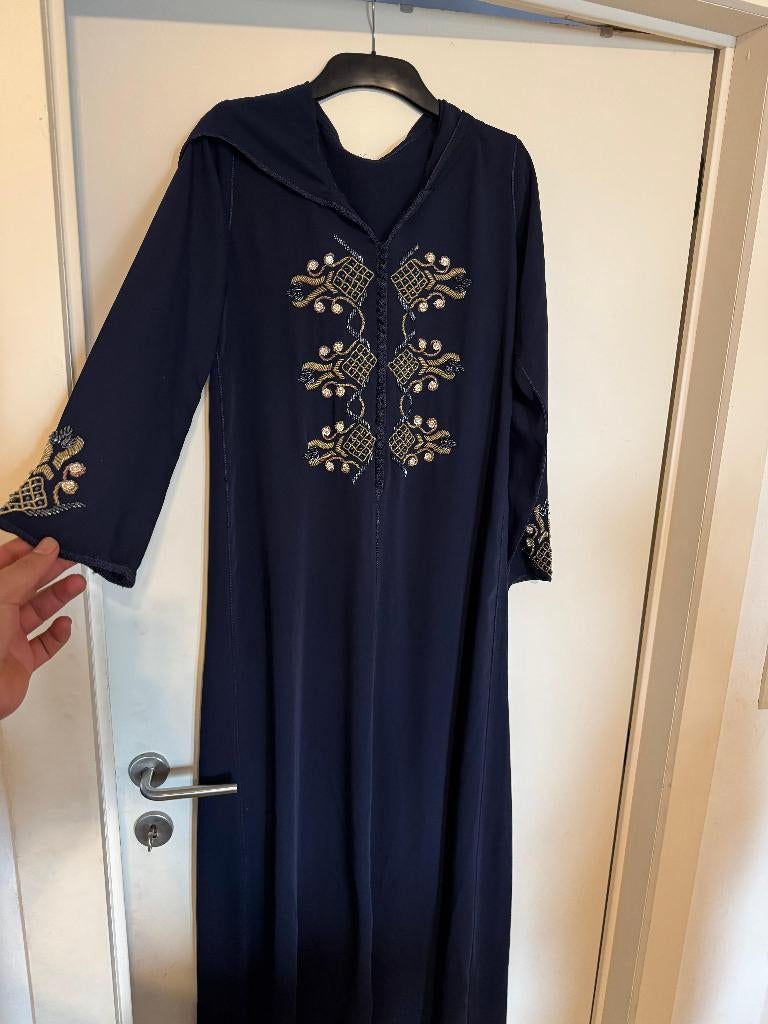 Djellaba dames, Kleding | Dames, Ophalen, Zo goed als nieuw, Zwart, Boven de knie