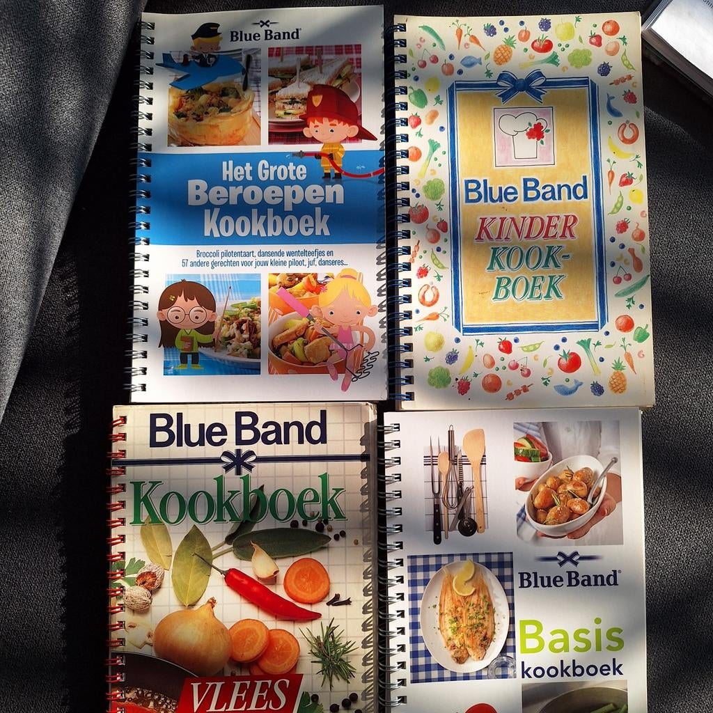 4 kookboekje van Blue Band., Ophalen of Verzenden, Nederland en België