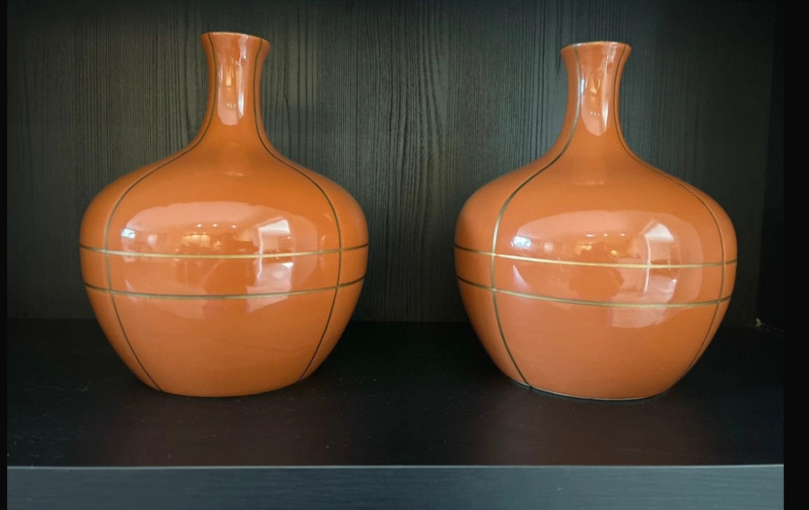Riverdale vazen groot roestkleur, Huis en Inrichting, Woonaccessoires | Vazen, Ophalen, Zo goed als nieuw