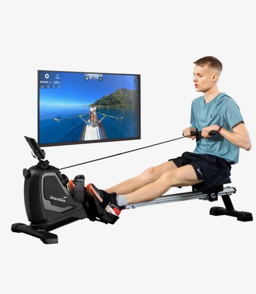 Nieuw roeitrainingsapparaat - Skandika Regatta Oxford Pro, Sport en Fitness, Fitnessapparatuur, Ophalen of Verzenden, Metaal, Roeitrainer