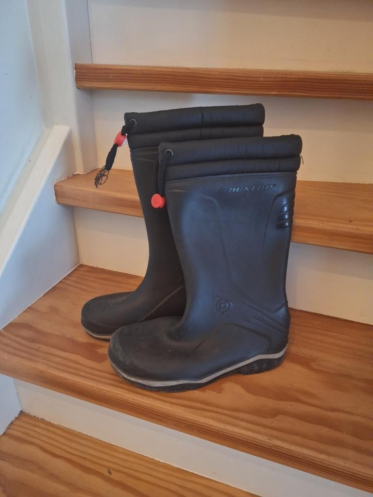 Dunlop regenlaarzen maat 36 - Zwart, Kinderen en Baby's, Kinderkleding | Schoenen en Sokken, Ophalen of Verzenden